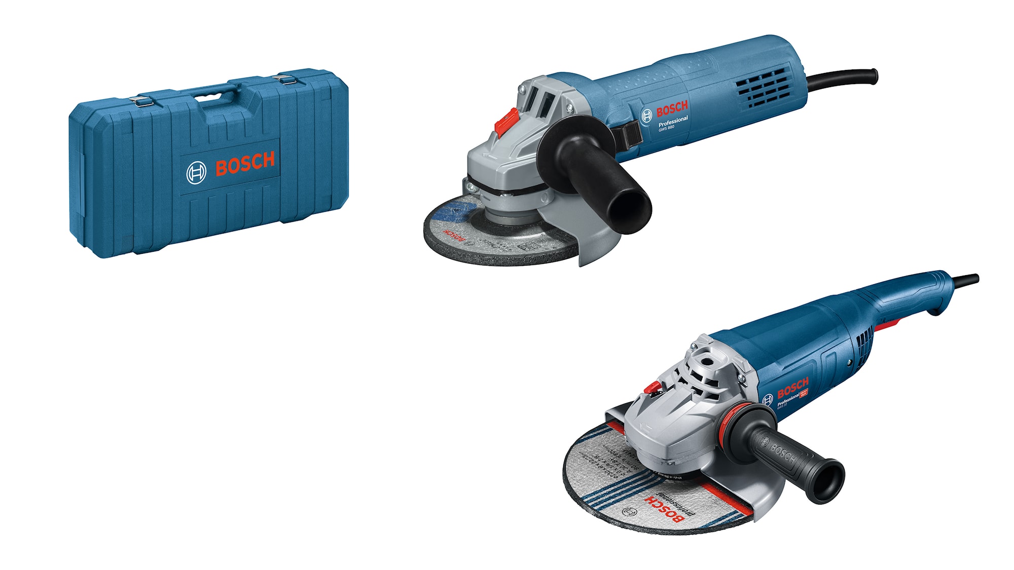 Bosch Verktygspaket GWS 22-230 J /GWS 880 i Case