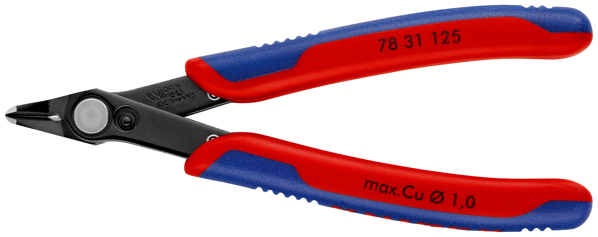 Knipex Elektronikavbitare 7831125 Super-Knips 125mm utan fasett, smalt huvud