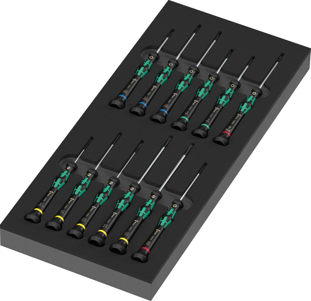 Wera 9716 Skumgummiinsats skruvmejsel Kraftform Micro sats 2