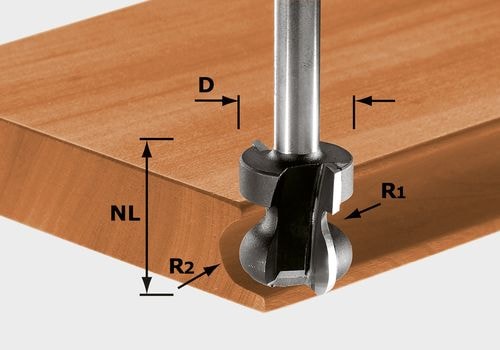 Festool Urajyrsin HW S8 D22/16/R2,5+6