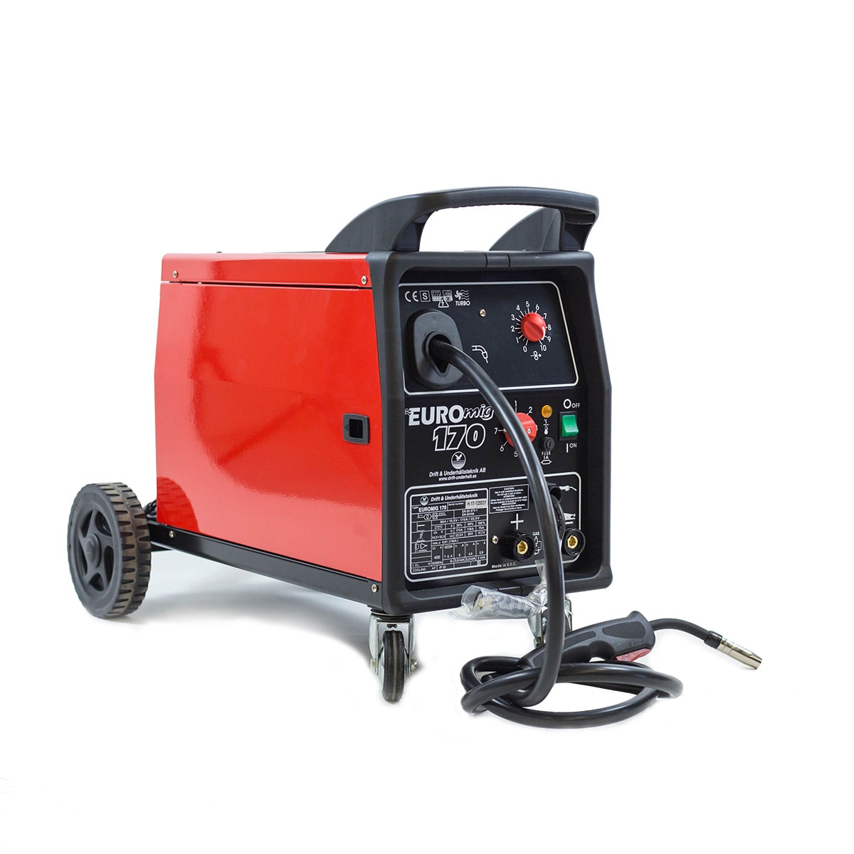Helvi MIG-sveiseapparat Panther 170 med gass / uten gass