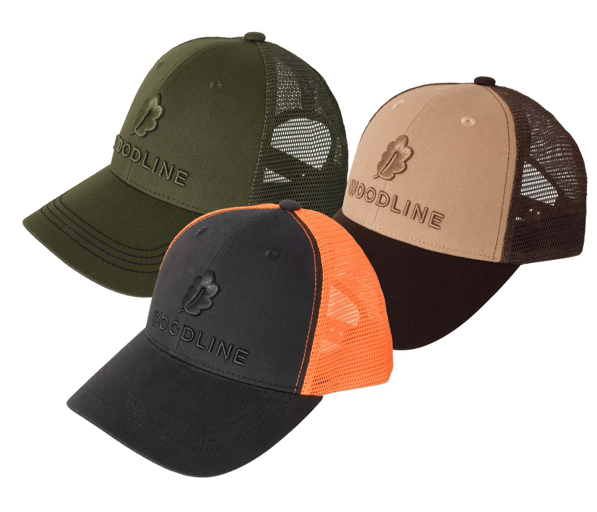 Woodline Trucker Kepsar 3-pack