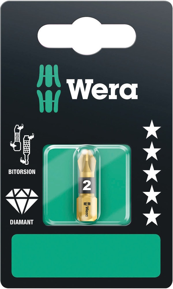 Wera Bits PHx25, Diamant 1-pack
