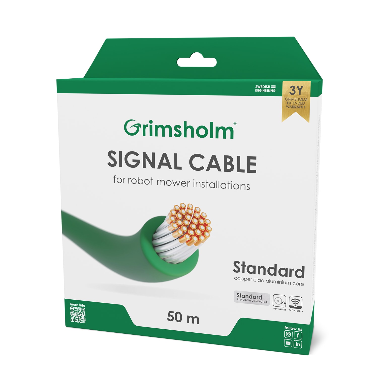 Grimsholm Signal cable Standard, 50 m