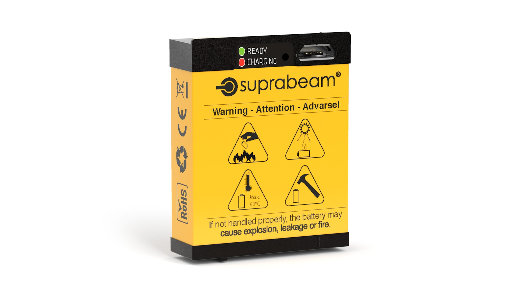 Suprabeam Batteri 154250 Med Usb 2800 Ma