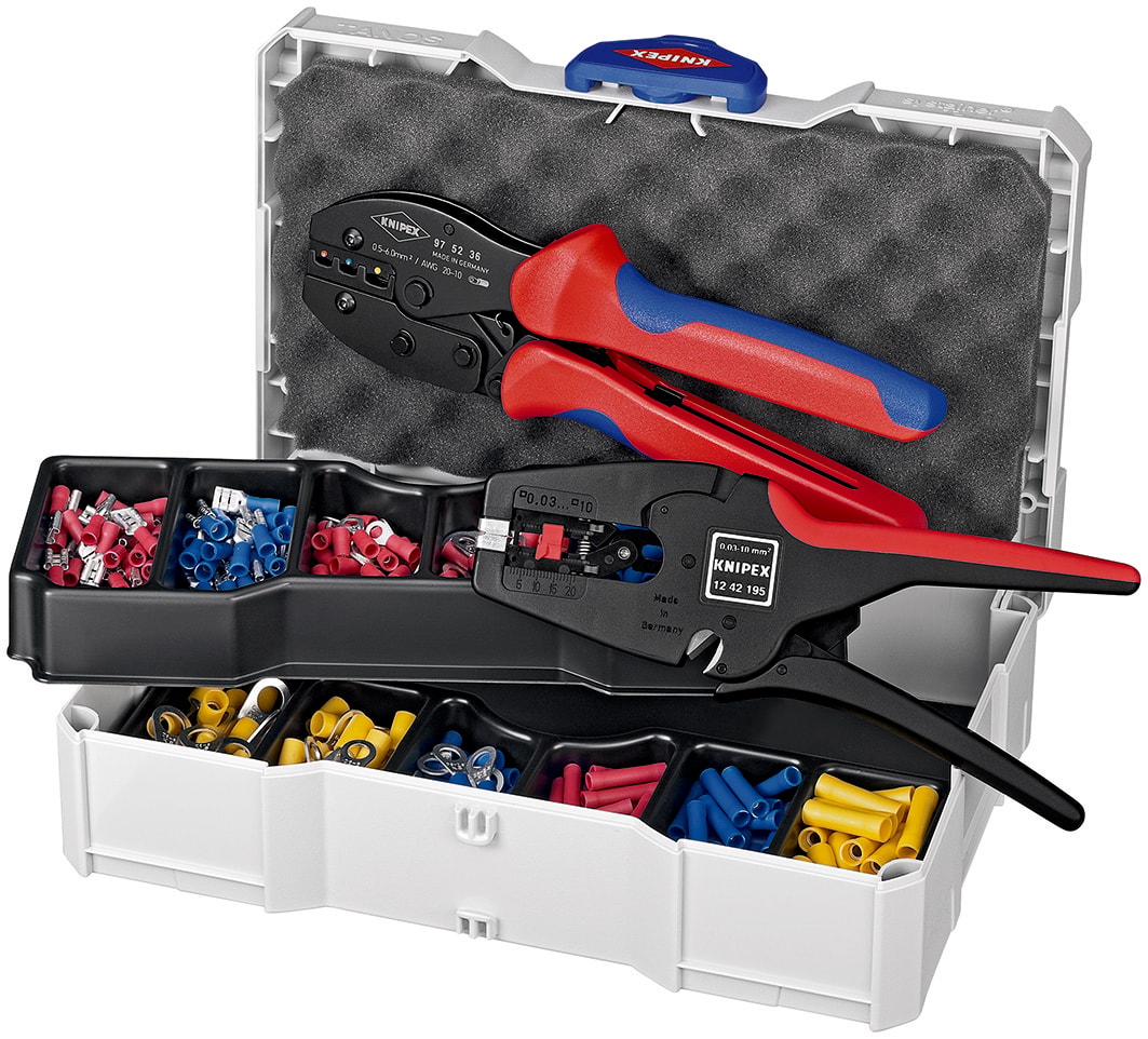 Knipex Kabelskosats 979022 med verktyg 287 delar