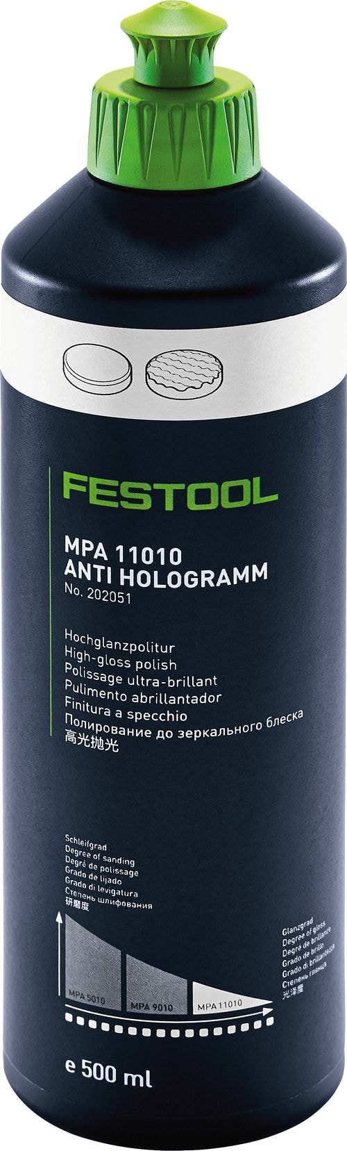 Festool Polermedel MPA 11010 Vit 500ml