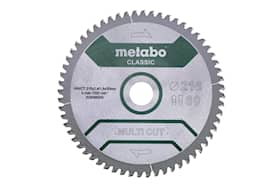 Metabo Sagblad Multi Cut" - Classic Ø 216 x 30, Z60 FZ/TZ, 5° neg