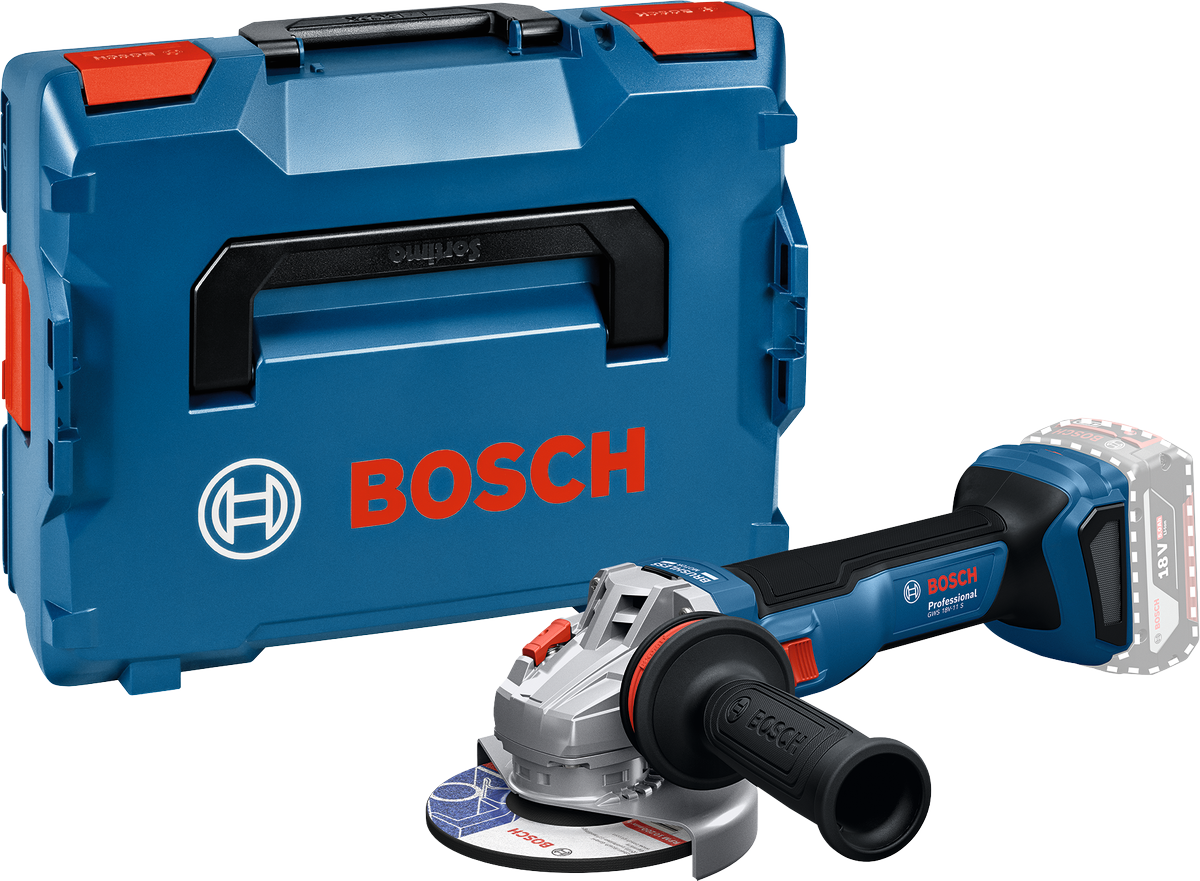 Bosch Vinkelslip GWS 18V-11 125mm L-Boxx