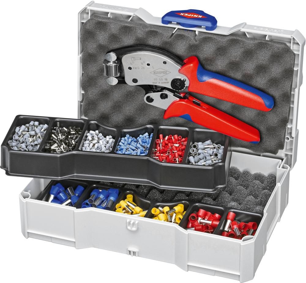 Knipex Presstångsats 979013 Twistor med ändhylsor