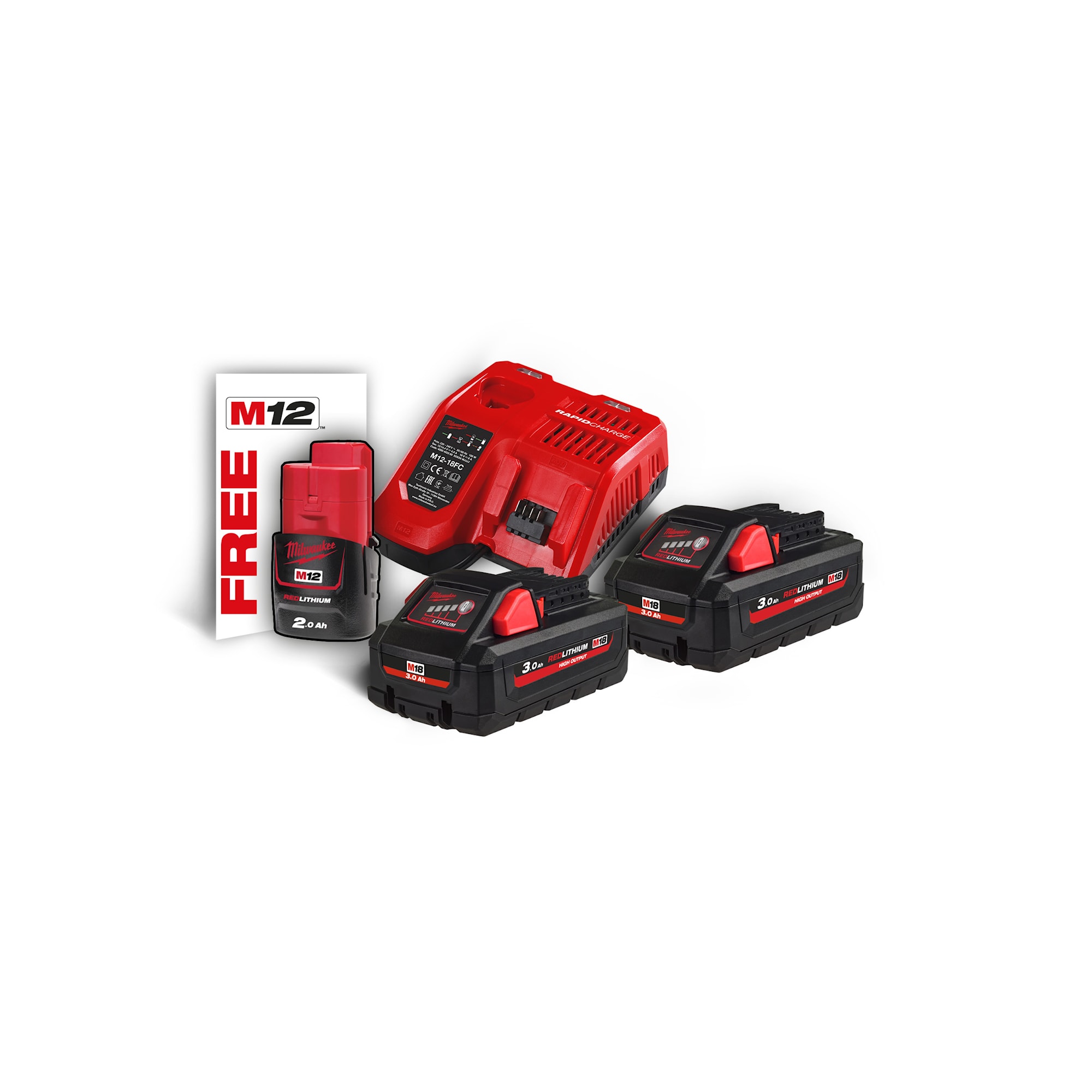 Milwaukee M18 HNRG-302 M18 Batterikit