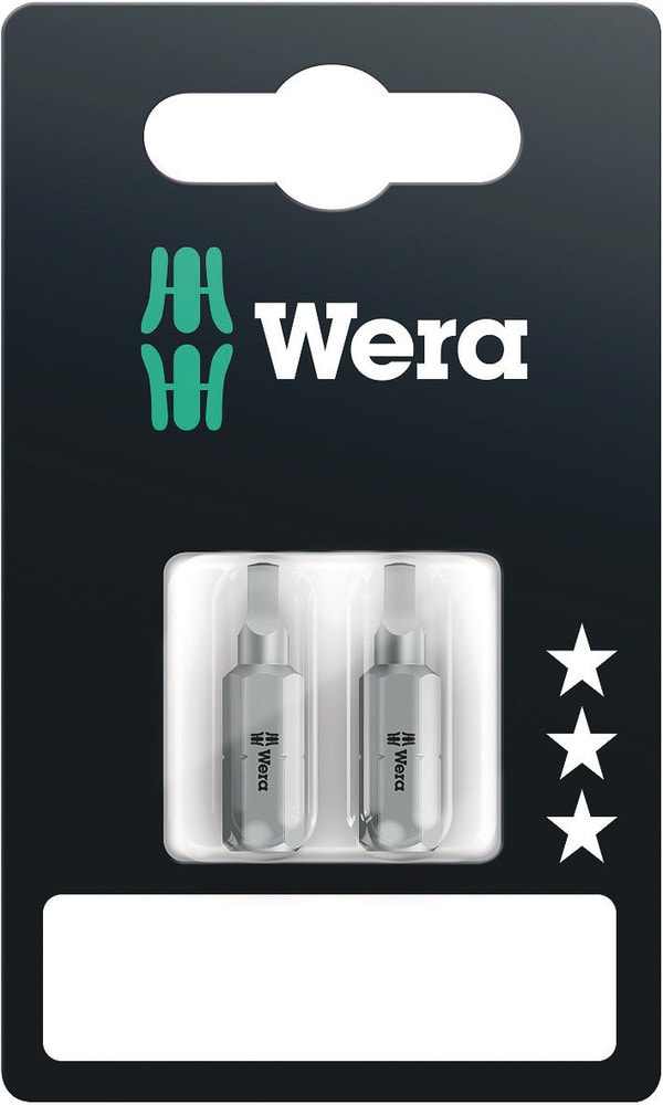 Wera Bits # 2x25 mm, 2-pack