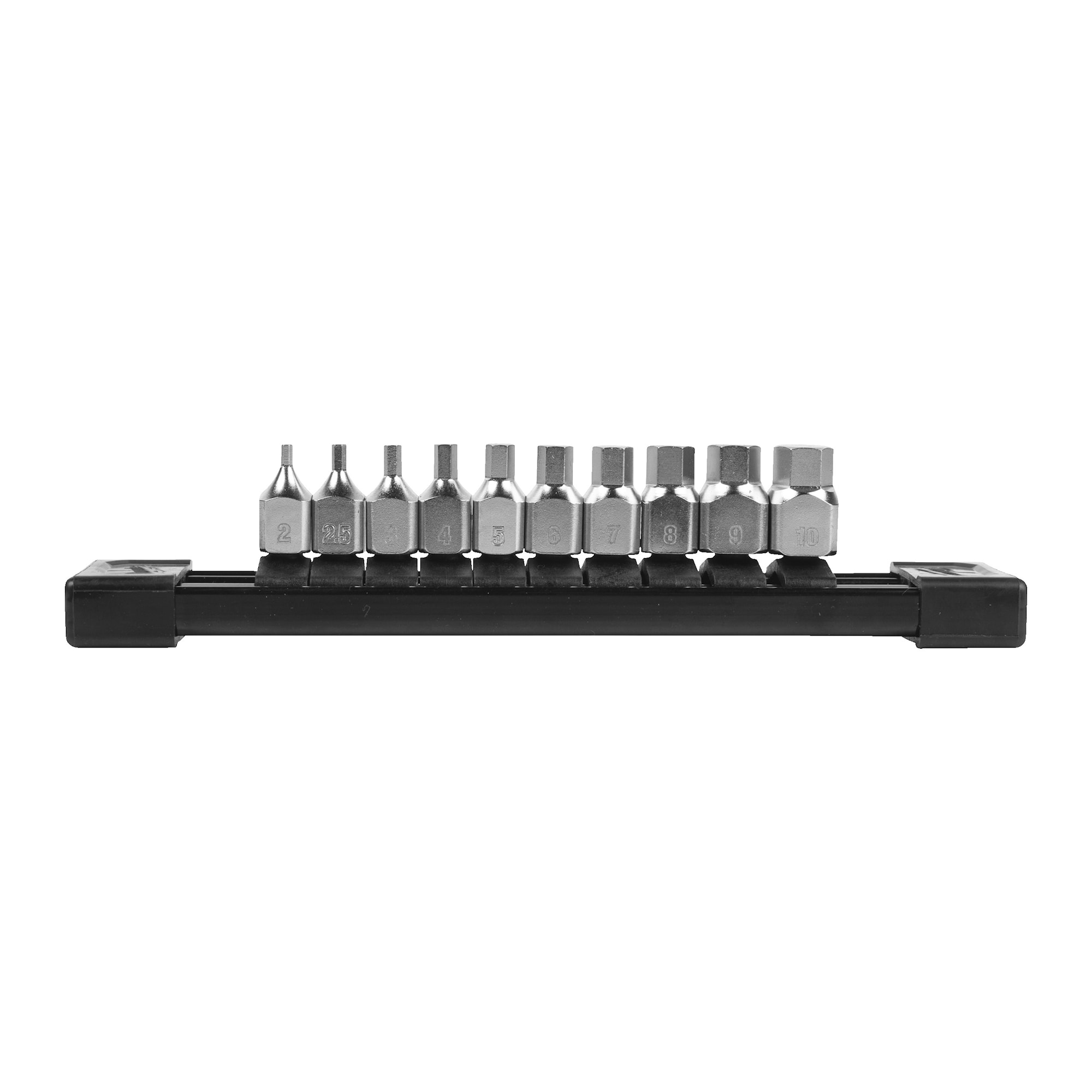 Milwaukee Hylsbits Sexkant Stubby 1/4” 10 delar