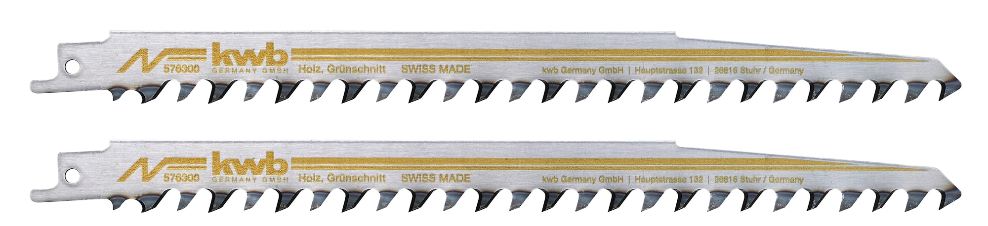 KWB Sagblad til bajonettsag, 205 mm, tre, 2 stk.