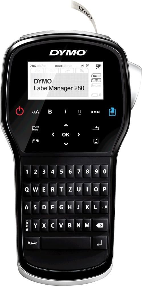 Dymo LM 280 etiketteringsmaskin, oppladbart batteri
