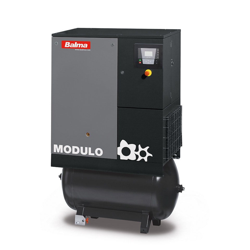 Balma Skruvkompressor Modulo E 5.5 10 bar 270 l med kyltork