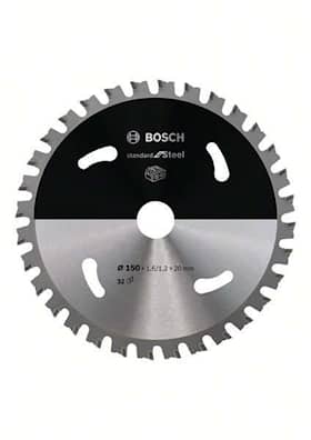 Bosch Standard for Steel-sirkelsagblad for batteridrevne sager 150x1,6/1,2x20 T32