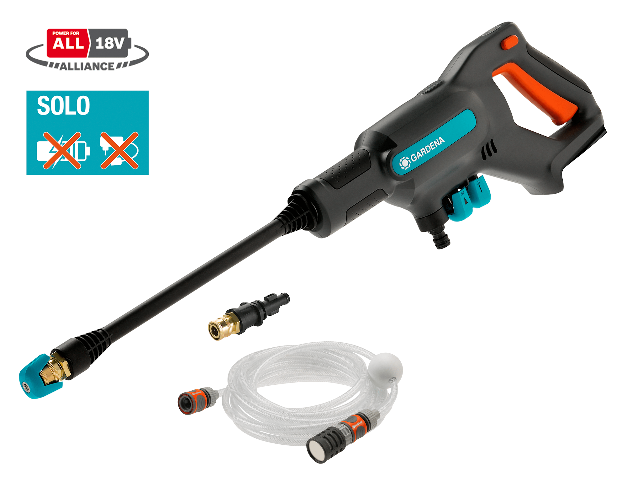 Gardena AquaClean 24/18V Mellantryckstvätt