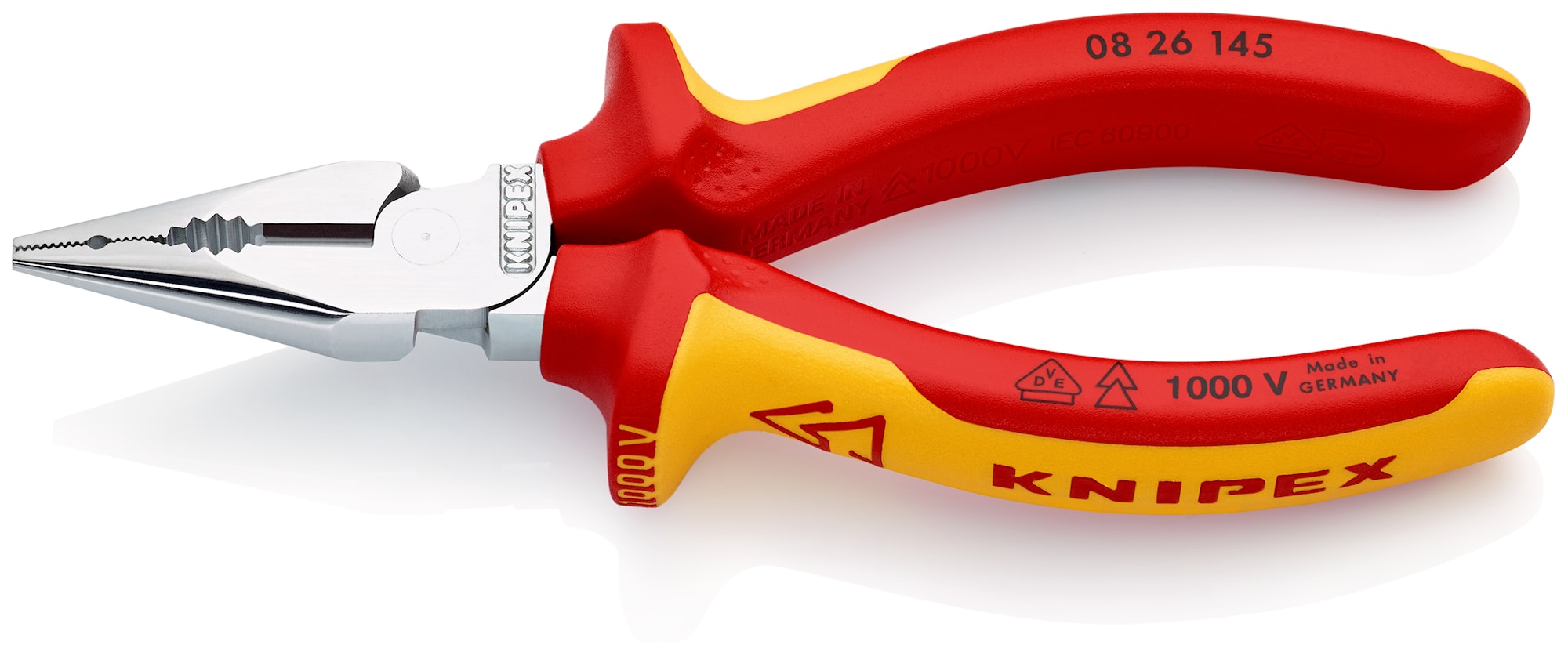 Knipex Yhdistelmäpihdit kärki 0826145 145 mm VDE 2K