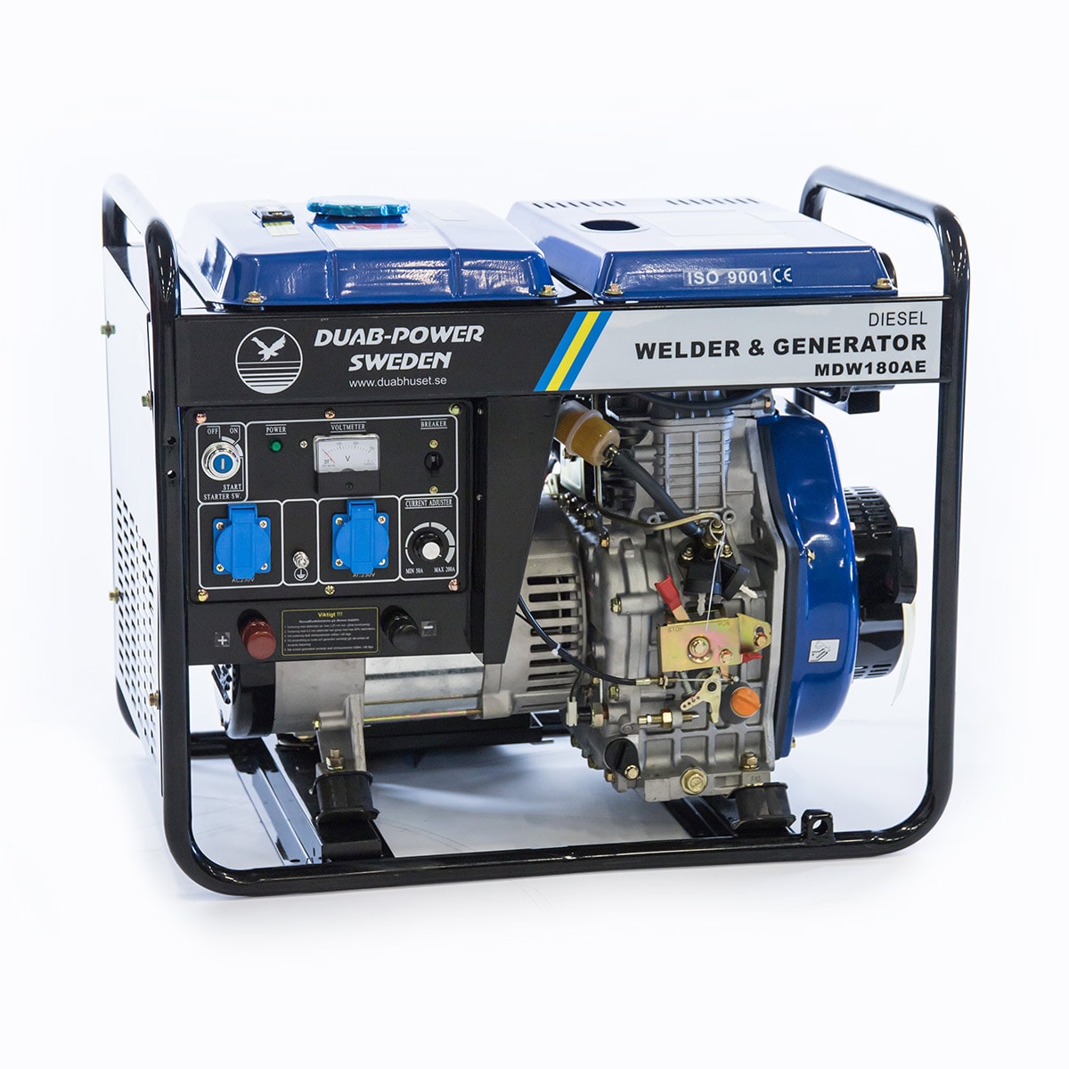Duab-Power Motorsvejser MDW180AE 1-faset Mellga Diesel