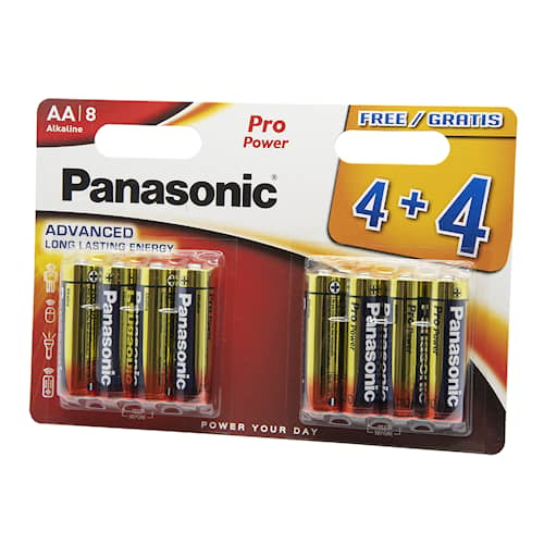 Panasonic Batteri Pro Power AA 8-pack