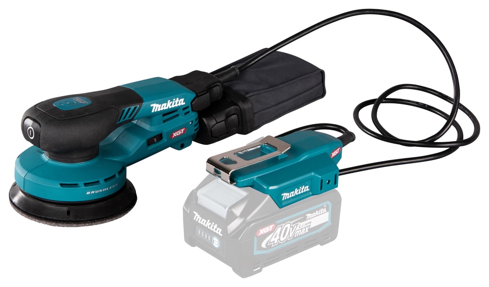 Makita Excenterslip 125mm/3mm 40V Solo