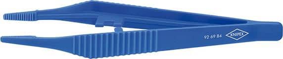 Knipex Universalpincett 926984 130mm, rak spetsig, plast