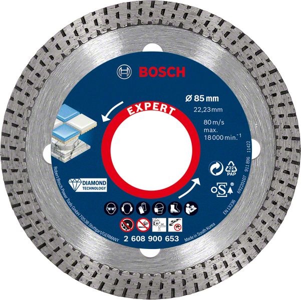 Bosch Diamantkapskiva Expert HardCeramic
