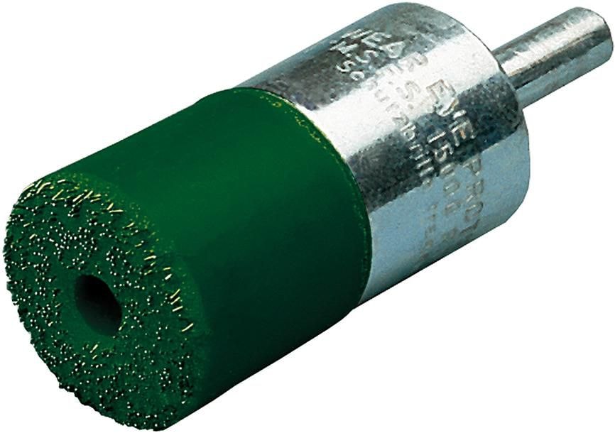 Format Endebørste 24x23x6mm 0,30mm, bølget, plastbelagt stål