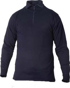 Top Swede Underställströja med zip 9737 Marin