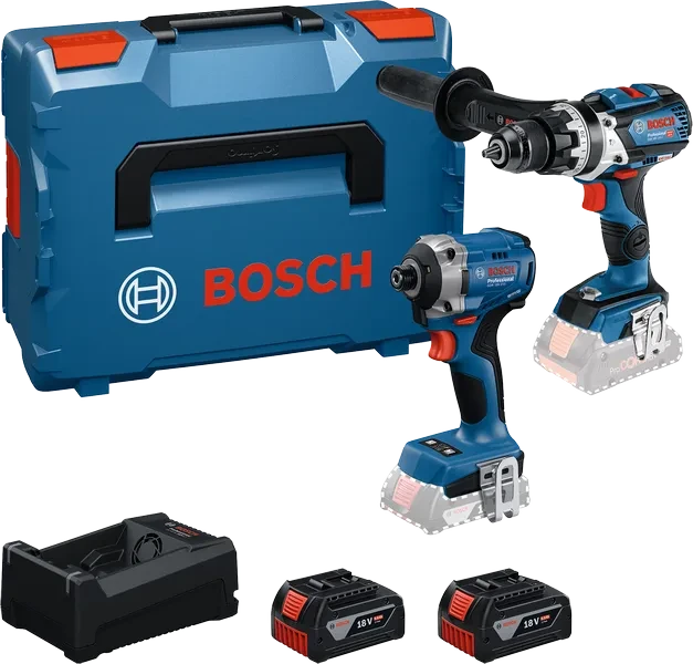 Bosch Verktygsset 18V GSB GDR 2X5AH L-BOXX