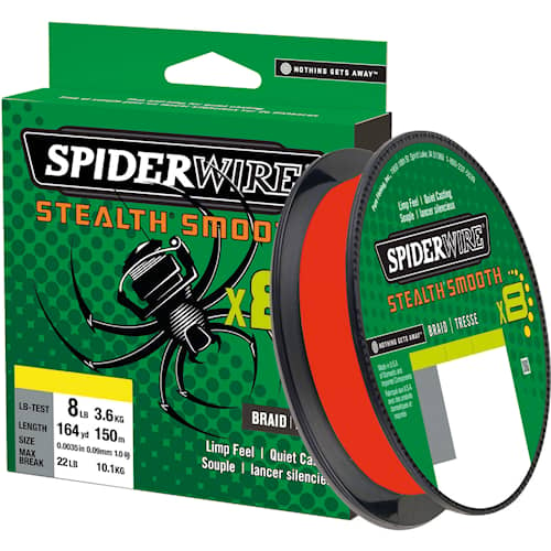 Spiderwire Fiskelina Stealth Smooth 8 Red
