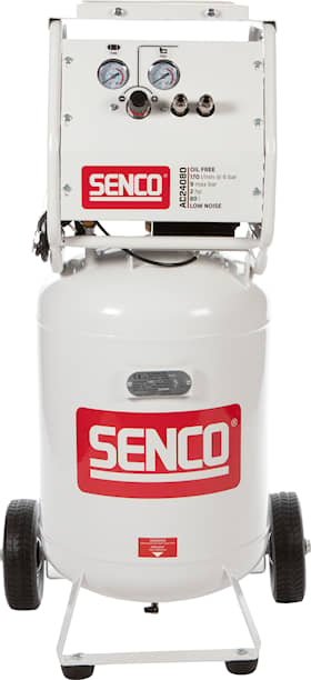 Senco kompressor AC24080 9bar 80l oljefri, lydisolert, lydisolert