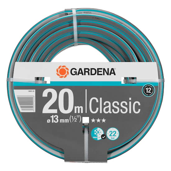 Gardena Vattenslang Classic, 20 m 1/2"