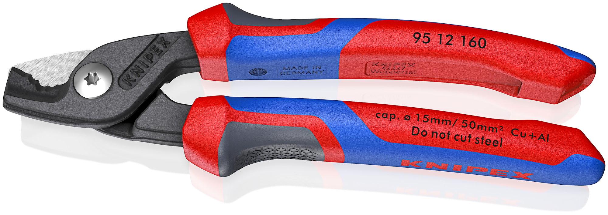 Knipex Kabelsax 9512160 StepCut 160mm 2K
