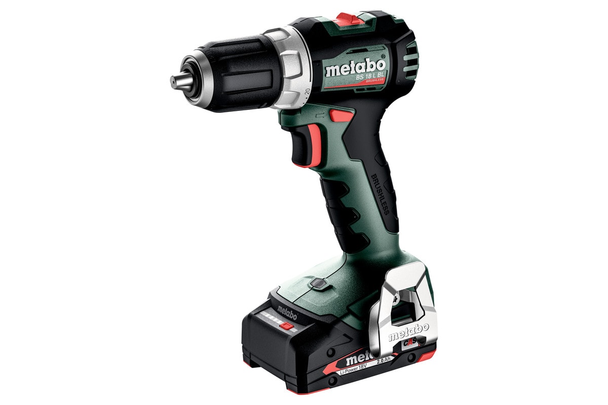 Metabo Skruvdragare BS 18 L BL med 2x2Ah batterier & laddare
