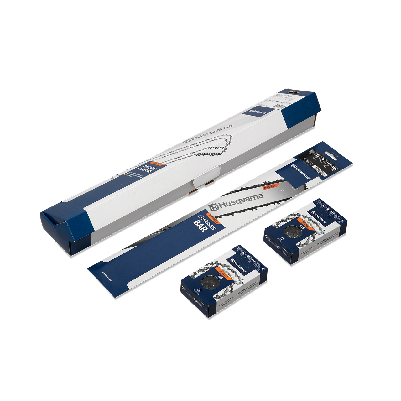 Husqvarna X-Force C85 18" 3/8" 1,5 mm 68 dl sværd- og kædesæt