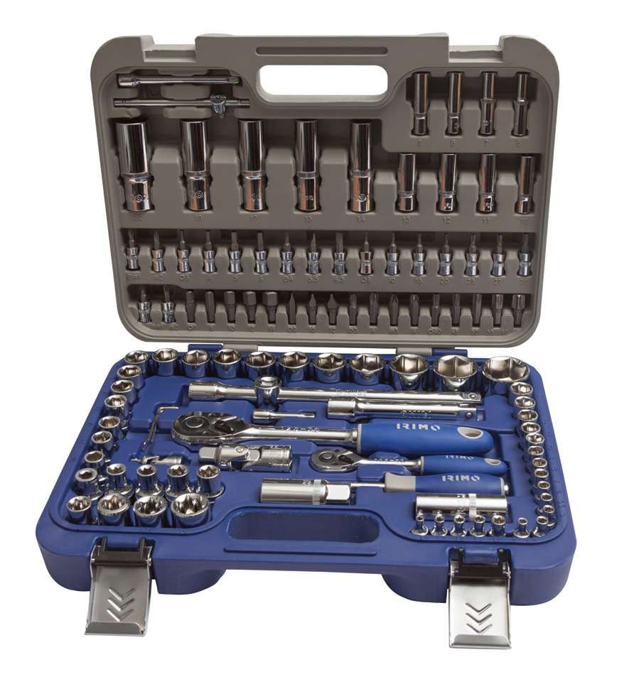Irimo Hylsnyckelsats 1/4'', 1/2'' 108 delar