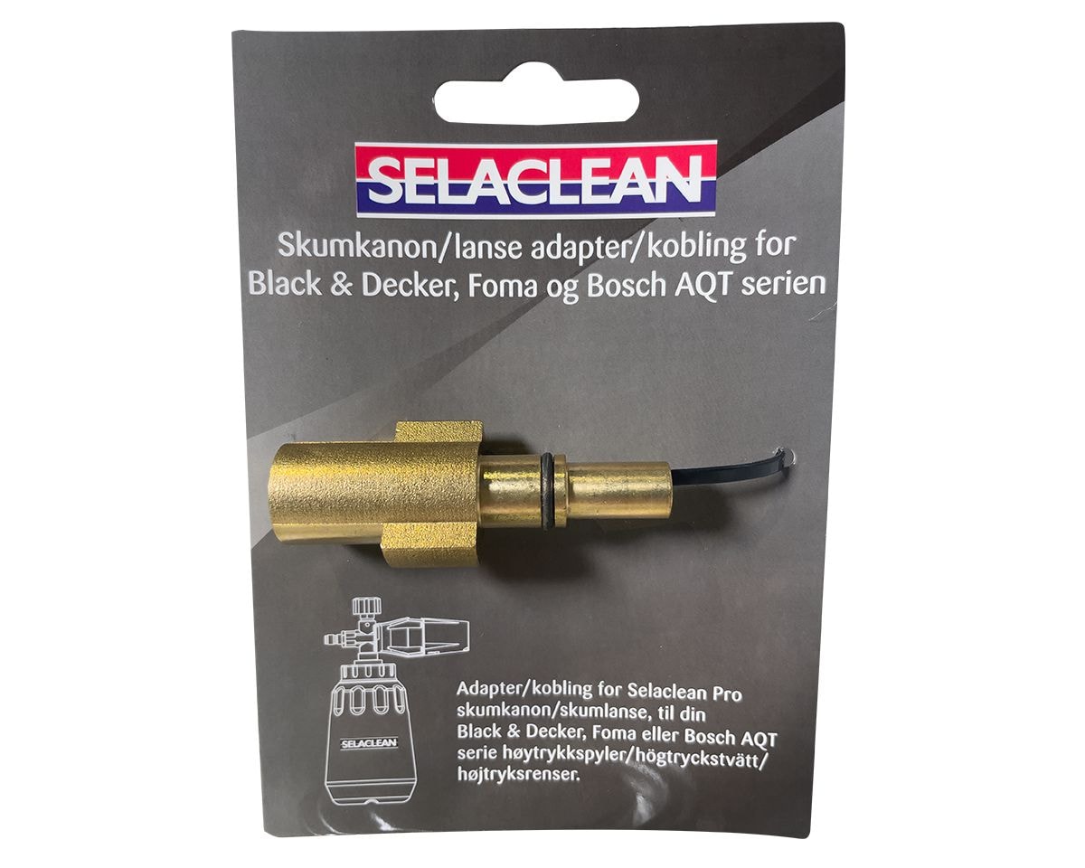 Selaclean Högtryckskoppling 1/4'' inv. för Black & Decker/Foma/Bosch AQT-serien