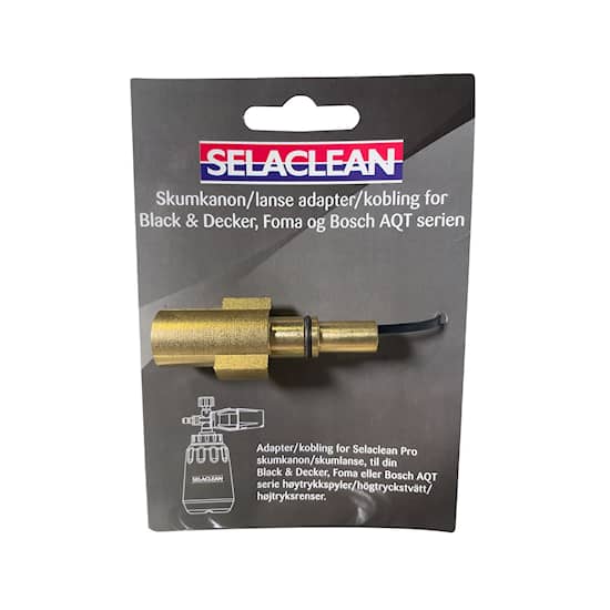 Selaclean Högtryckskoppling 1/4'' inv. för Black & Decker/Foma/Bosch AQT-serien