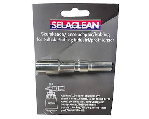 Selaclean høytrykkskobling 1/4" for Nilfisk Proffs/Industrial/Professional (OKQ8 bilvask)