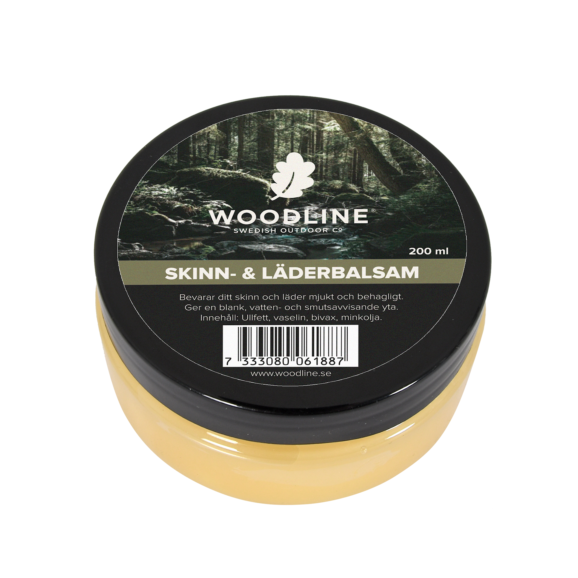 Woodline Skinn- og lærbalsam 200 ml