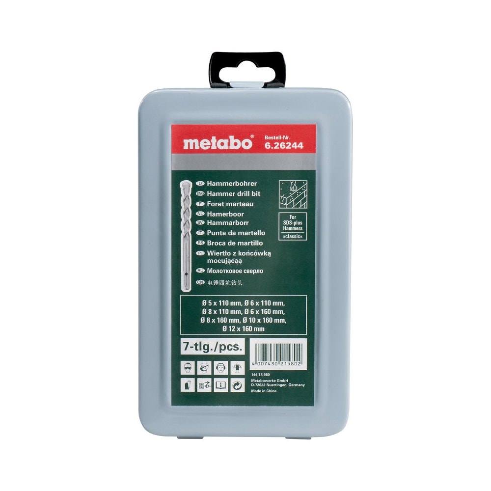 Metabo Borrsats SDS-Plus Classic 7-delar