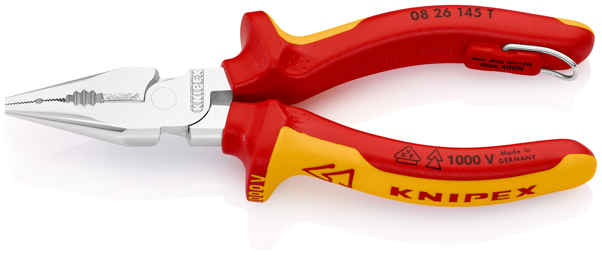 Knipex Kombinationstång 0826145T 145mm VDE 2K