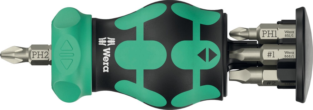 Wera Kraftform Kompakt Stubby-magasin RA 4, 6 delar