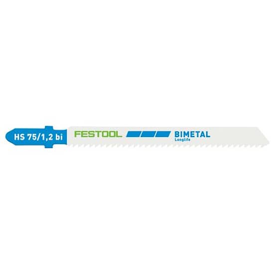 Festool Sticksågsblad HS 75/1,2 BI Metal/Stainless 5-pack