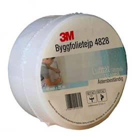 3M™ Byggfolietape 4828 (SITAC-godkjent), 50mm x 25m, 24 stk/krt