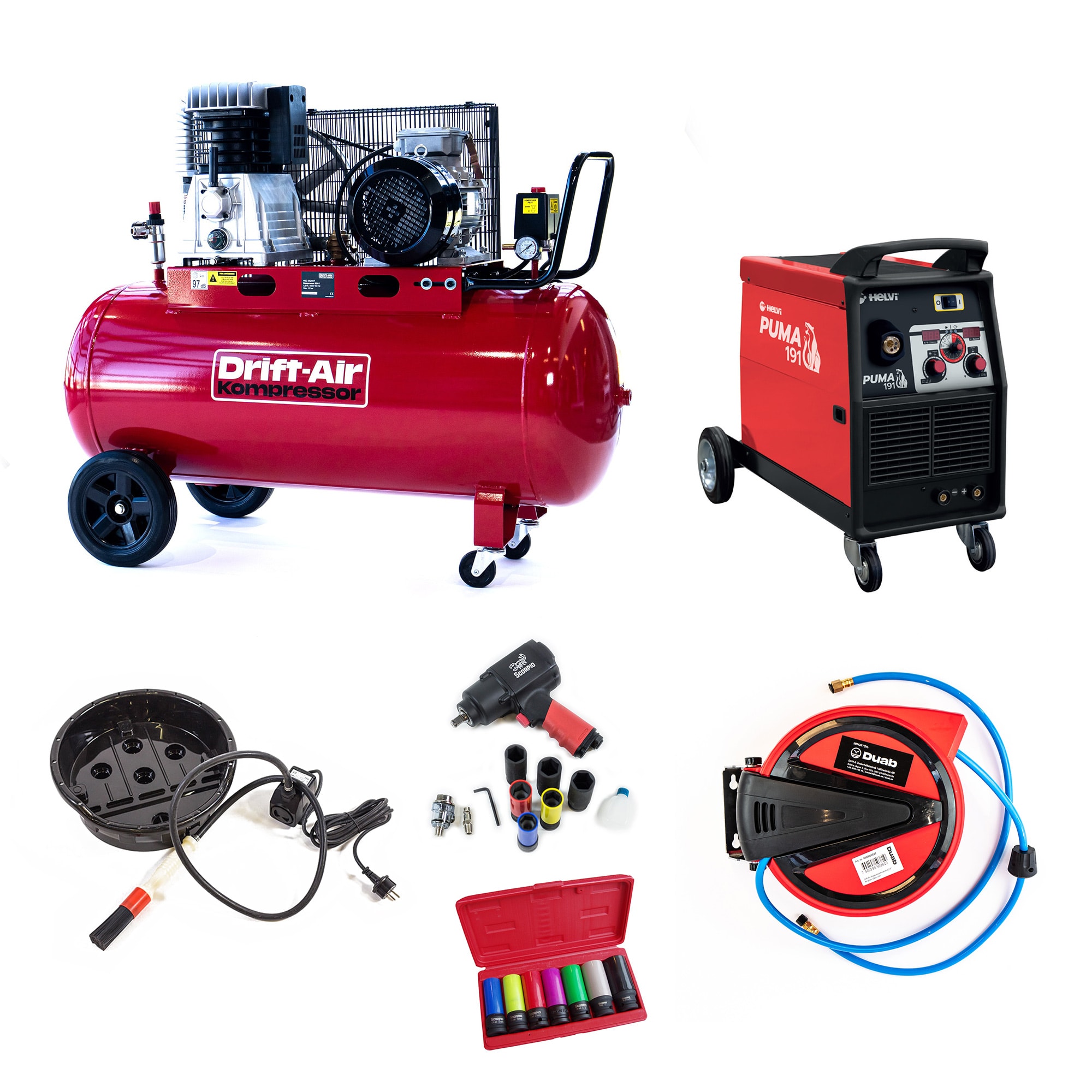 Komplett Garagepaket 200 Heavy Duty