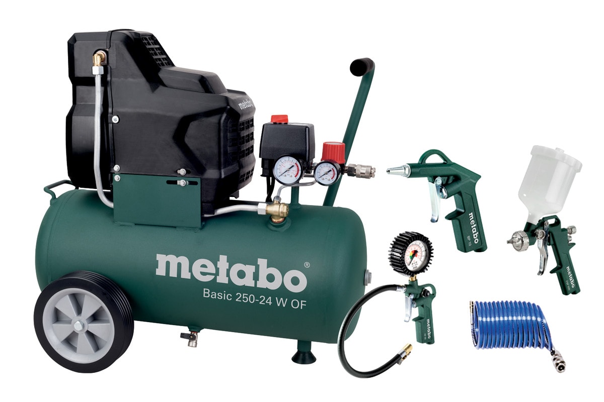 Metabo Kompressor Basic 250-24 W OF Set 1-fas
