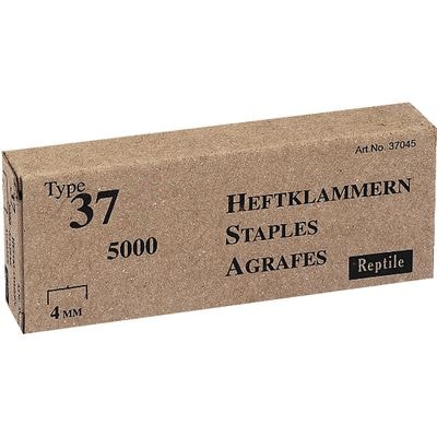 Rapid Stifteklemmer 37/8mm, galvanisert, 5000-pakning